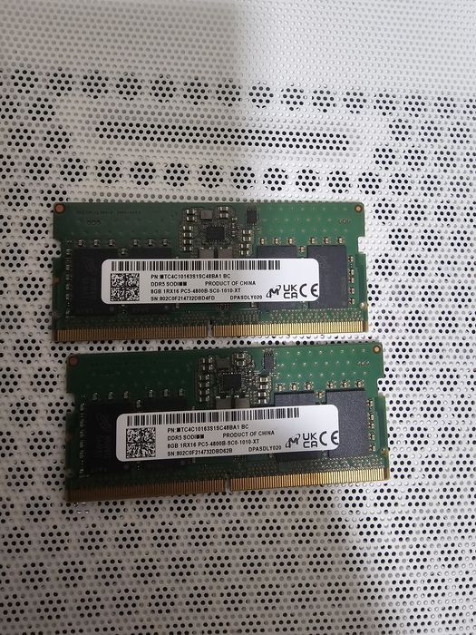 Ddr 5 sodimm 16 gb 4800