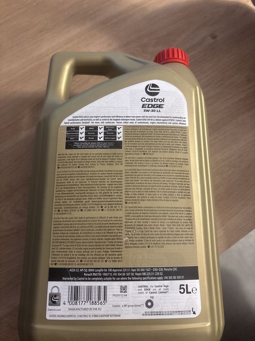 olej castrol edge 5w-30
