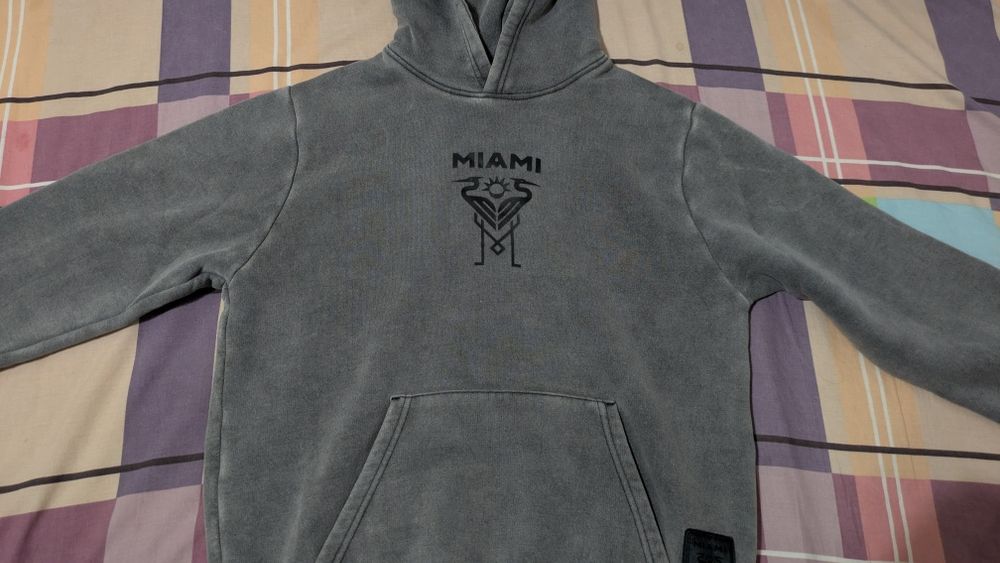 Hoodie Inter Miami CF acid washed