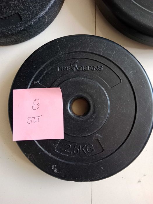 Obciążenie bitumiczne - 144 kg - ciężarki do sztangi i hantli