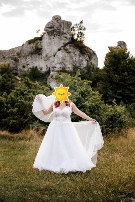 zjawiskowa suknia ślubna