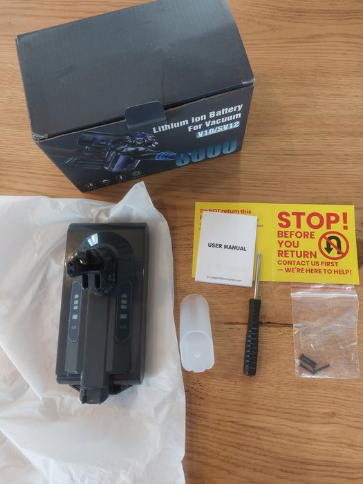 Morpilot Akumulator 8000 mAh do Dyson V10 SV12 Cyclone Animal Absolute Fluffy JAK NOWY