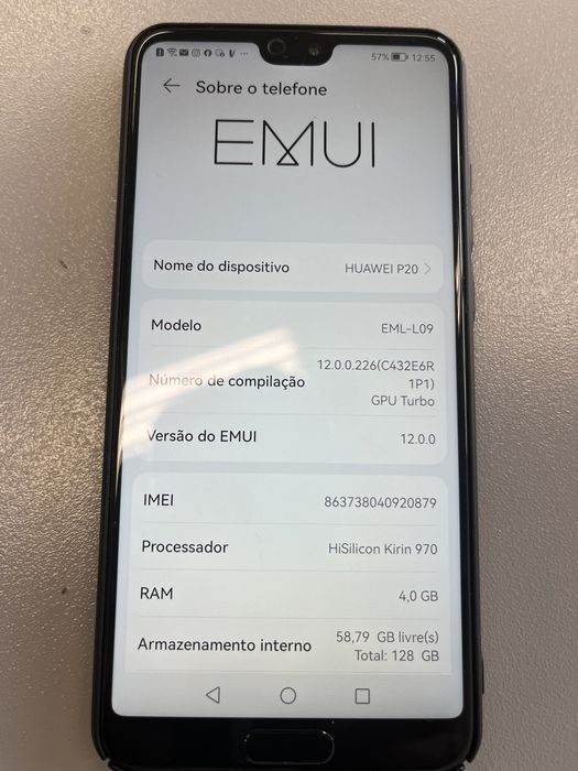 Huawei P20 - EMl-LO9