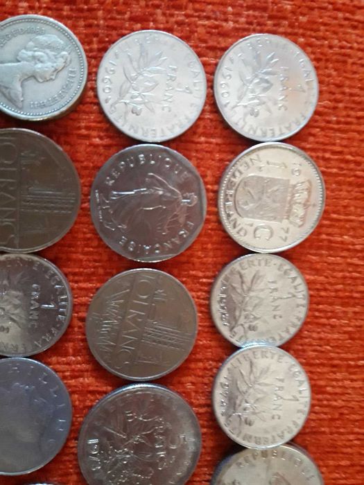 coleccao de moedas  variadas