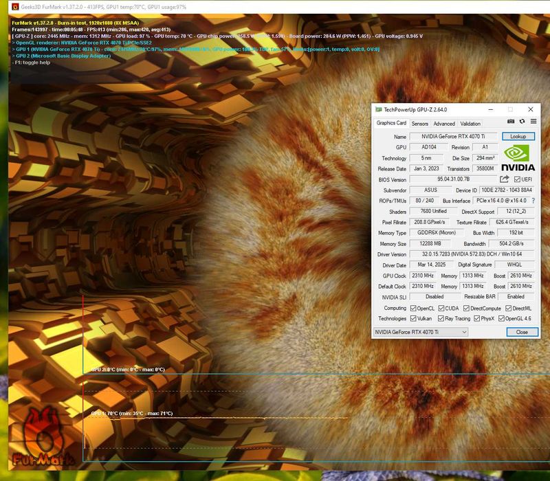 ігрова відеокарта RTX4070Ti 12GB ASUS TUF Gaming OC ідеал. TRADE-IN