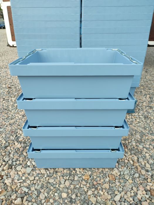 NOWE pojemniki magazynowe skrzynki plastikowe transportowe warsztatowe