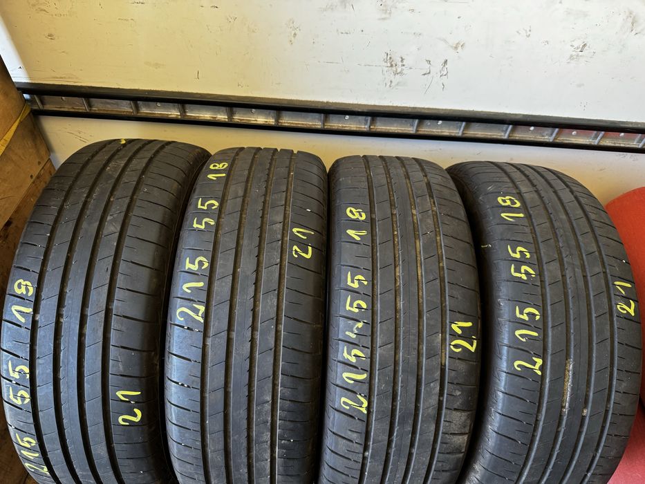 4 Opony bridgestone turanza t005 215/55/18 2021r.