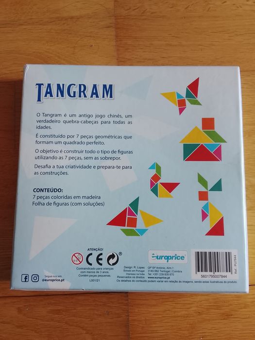 Jogo Madeira Tangram