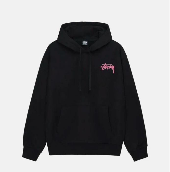 Hoodie stussy preto