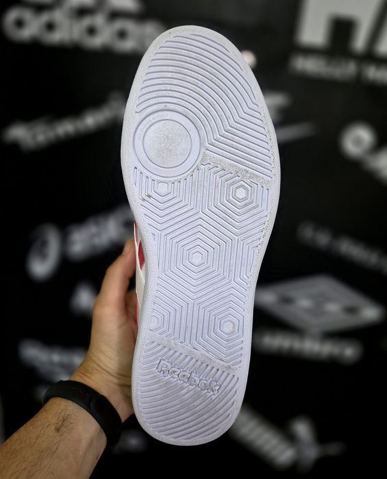 Чоловічі кросівки Reebok Royal Techque T «White Rebel Red»(Оригінал)Розмір 45-29,5см
