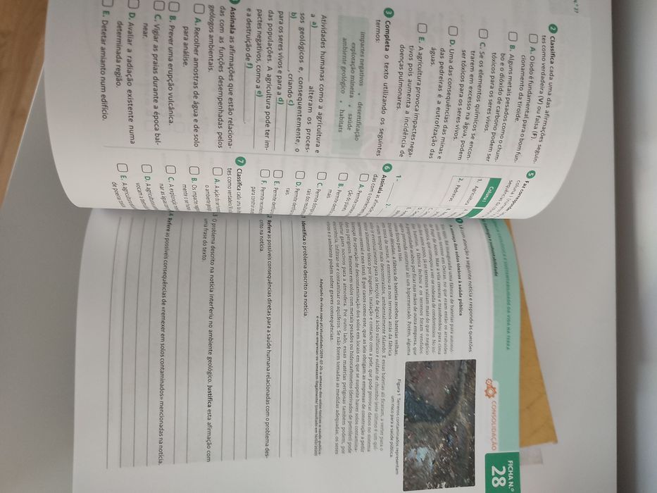 Portes incluídos - Caderno de atividades - ciências naturais- 7° ano