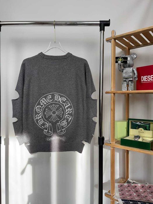 Светр Chrome Hearts | Преміальна Кофта Хром Хартс | Тепла Кофтинка