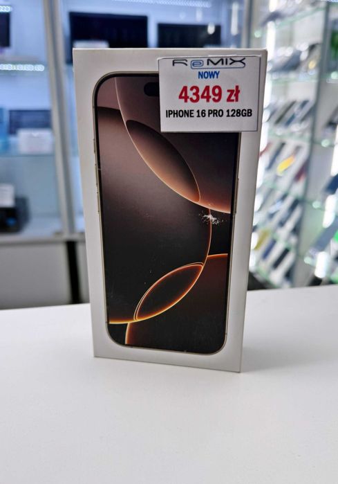 NOWY Telefon Smartfon iPhone 16 Pro 128GB Desert titanium!