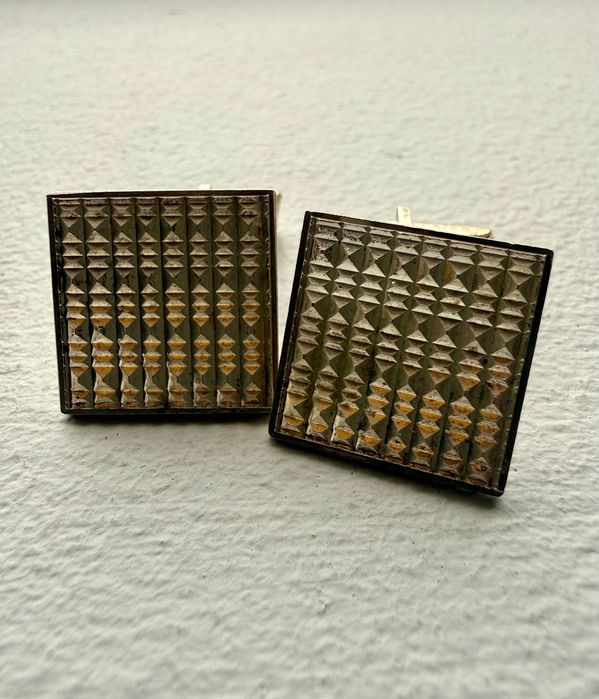 Spinki do mankietów | Warmet | Srebro pr. 3 | Stan b. db. | Vintage