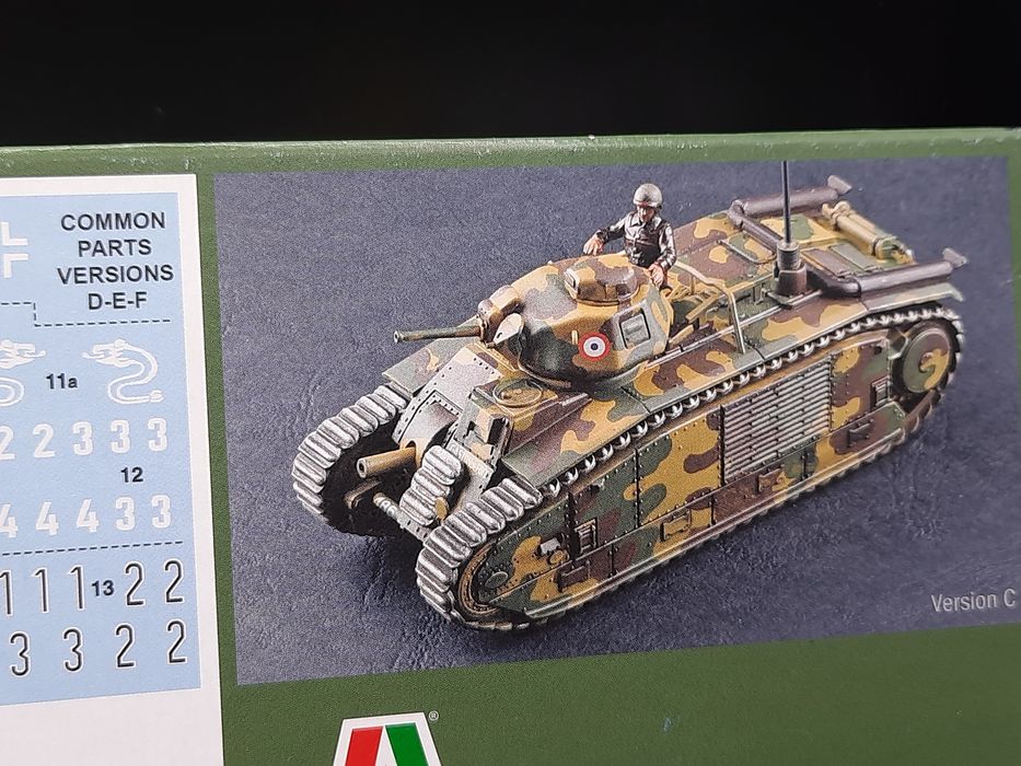 Bolt Action German France Char Bis tank Czołg