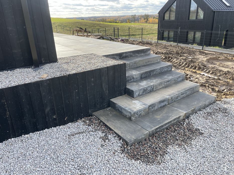 Usługi koparko-ładowarką, Usługi budowlane SSO, Szamba, Polbruki