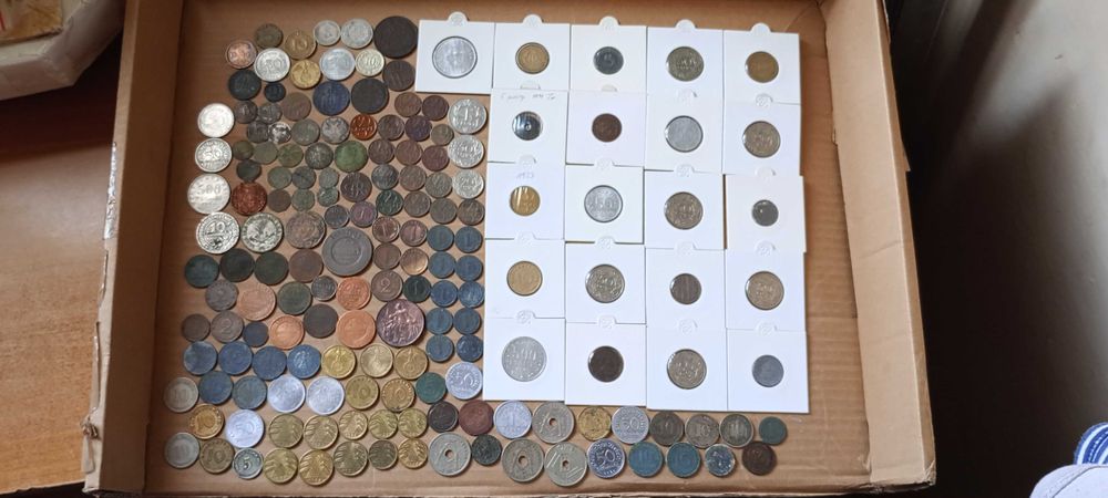 Stare monety Ponad 165 numizmatów 2RP III Rzesza i inne w tym Srebro