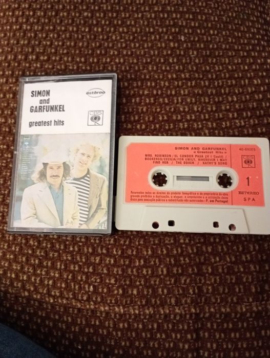 Simon and Garfunkel -Greatest hits-1972 cassete audio.