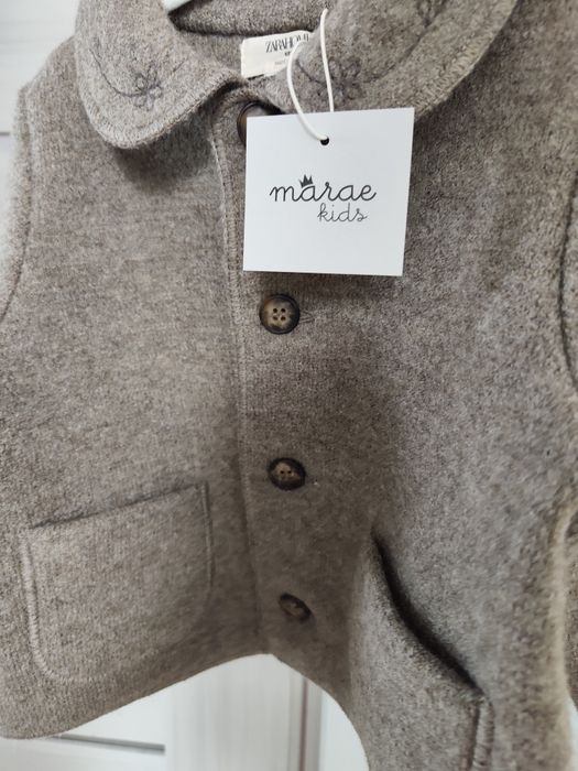 Wełna 100% parzona gotowana Merino kurtka
