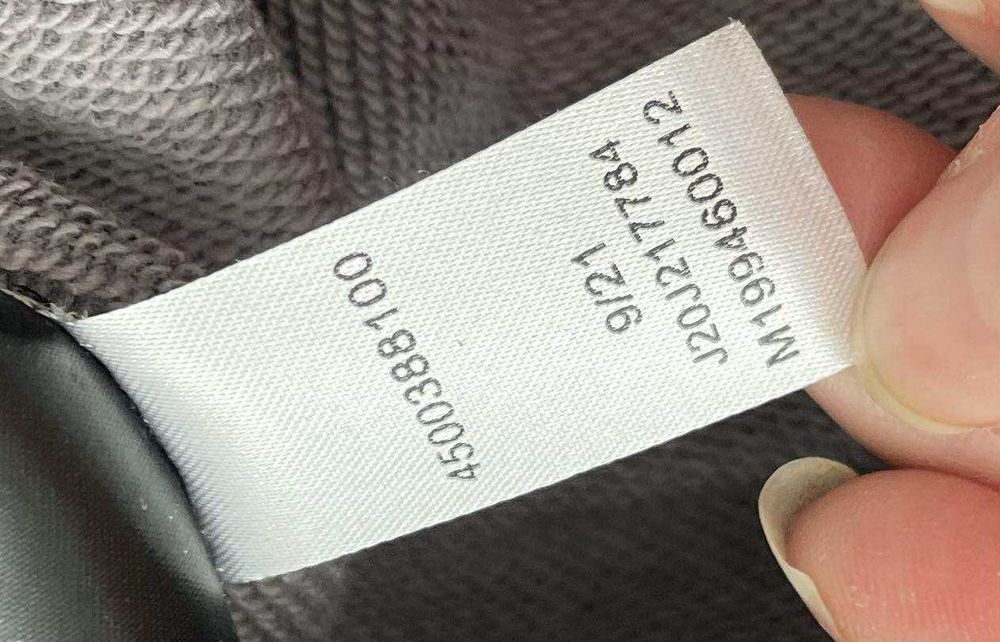 Calvin Klein Jeans Monogram - Bluza s 36 szara 36 s oversize