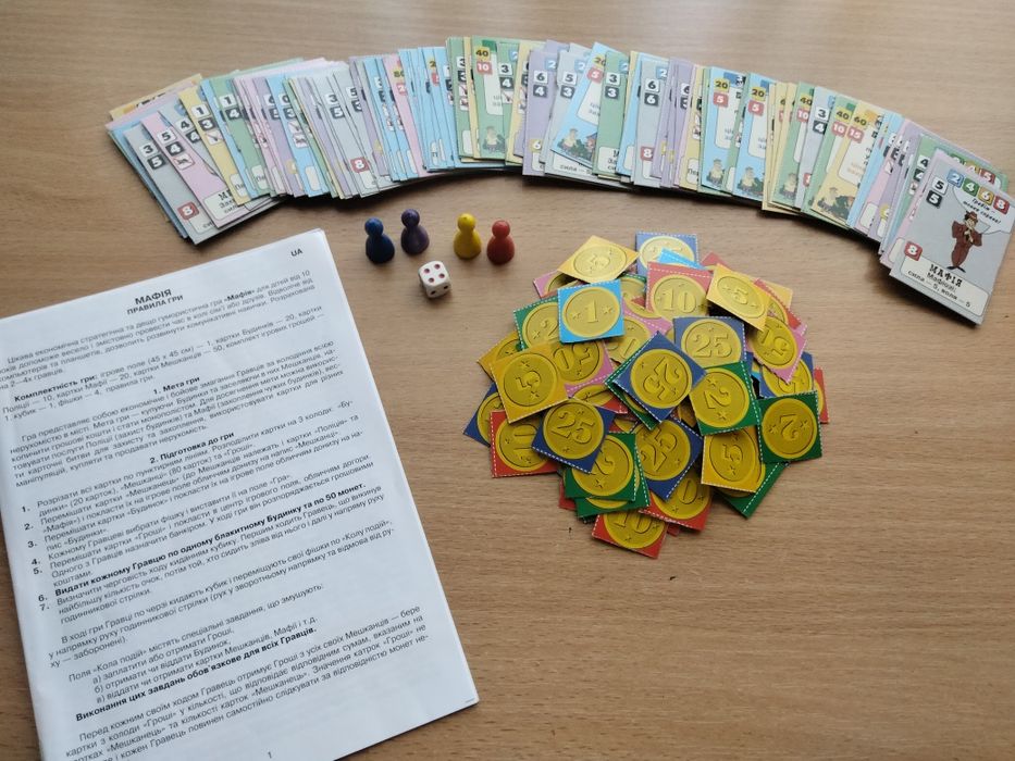 Настольная игра "Мафия"