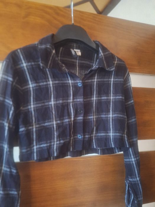 Koszula damska H&M rozm.XS 100%bawełna stan bardzo dobry.