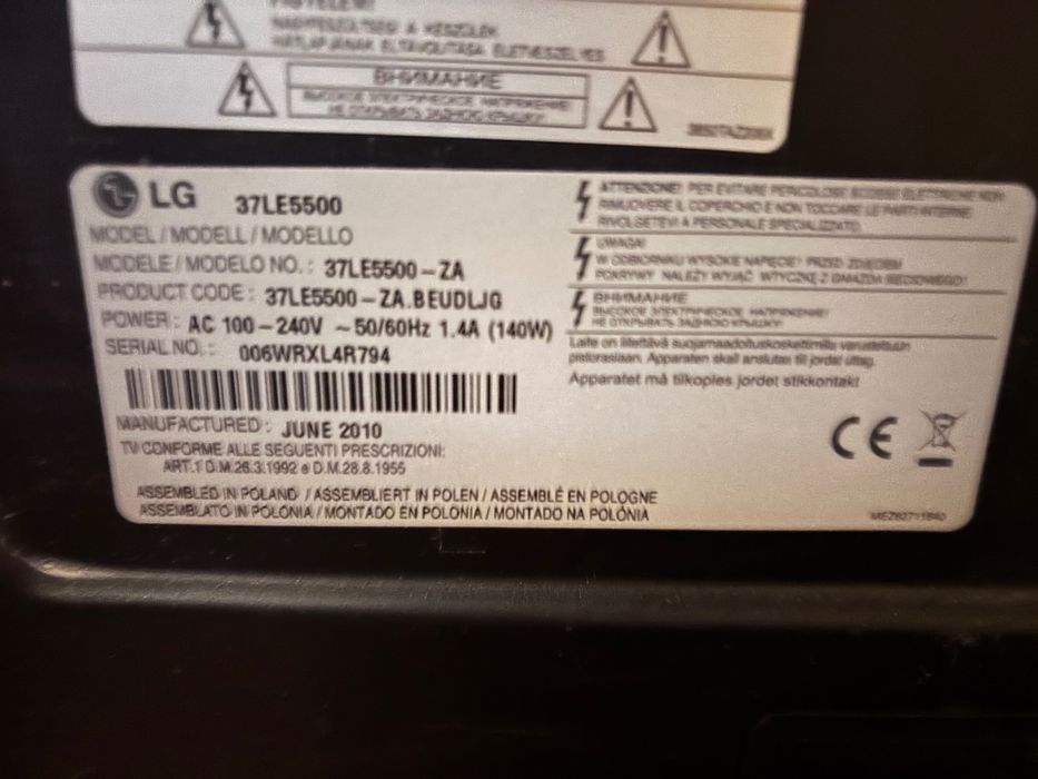 Telewizor sprawny 37 cali