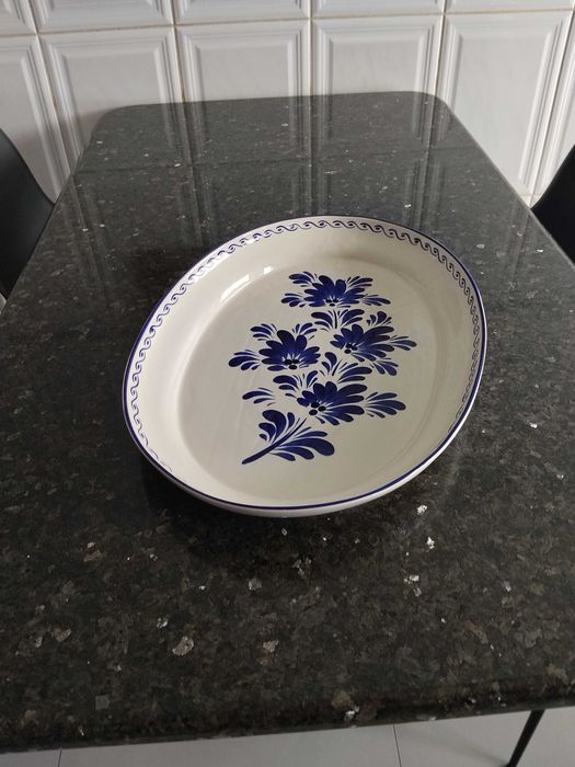 Travessa Grésvi Viana | Pintada a Mão | Grande Dimensão: 54*38cm