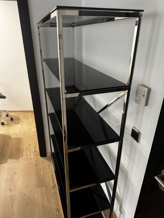 Duzy regał glamour chrom Transport