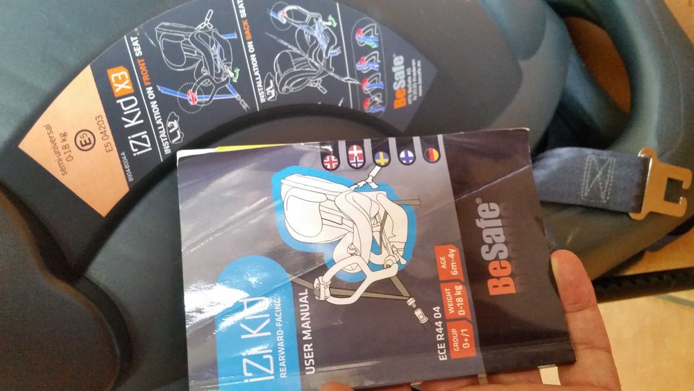 Cadeira auto be safe izi kid X3