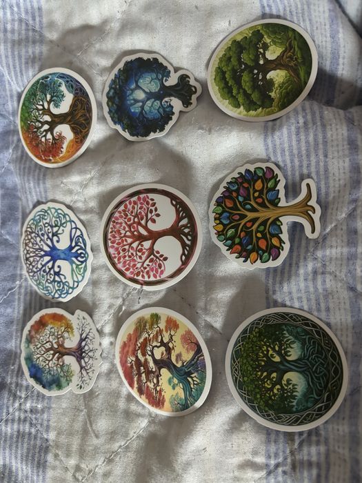 Autocolantes / stickers Árvore da Vida / stickers da sorte