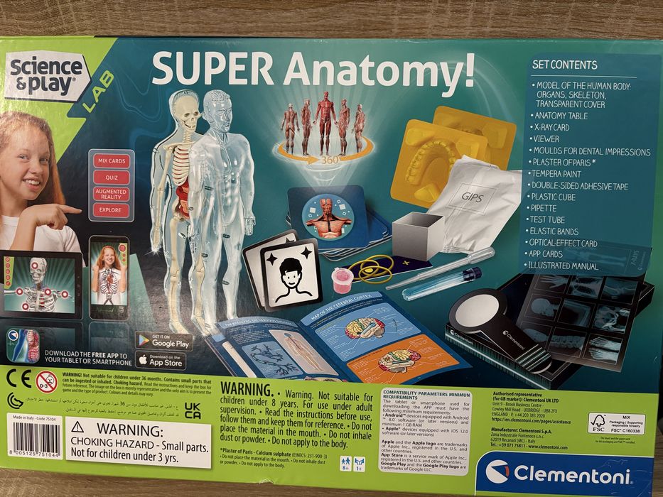 zestaw edukacyjny "SUPER Anatomy!" z serii Science & Play LAB