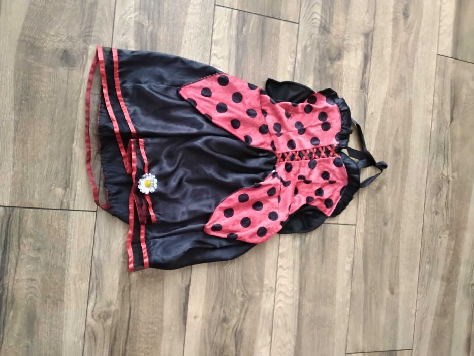 Strój na bal przebierańców biedronka 140cm