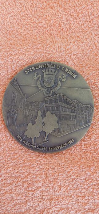 Medalha Bronze Pinto & Sotto Mayor – S. Mamede 1955-1980 – RARA