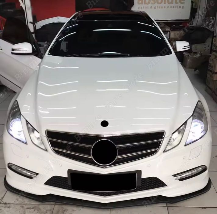 Губа на передний бампер Mercedes C207 накладка на бампер мерседес 207