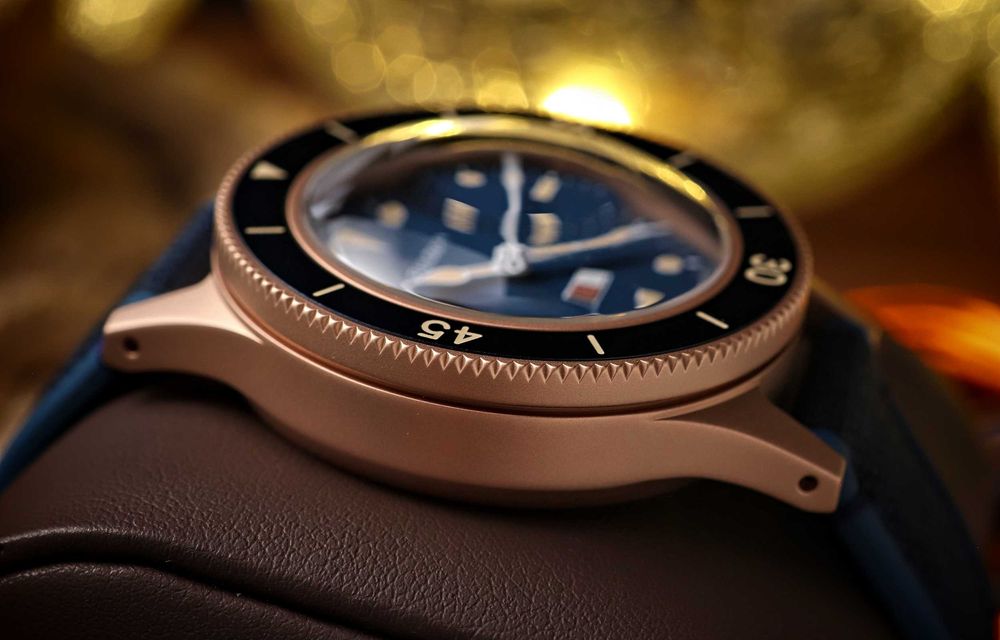 BULOVA Special Edition MIL-SHIPS Bronze 98A325 Koperta z brązu, szafir