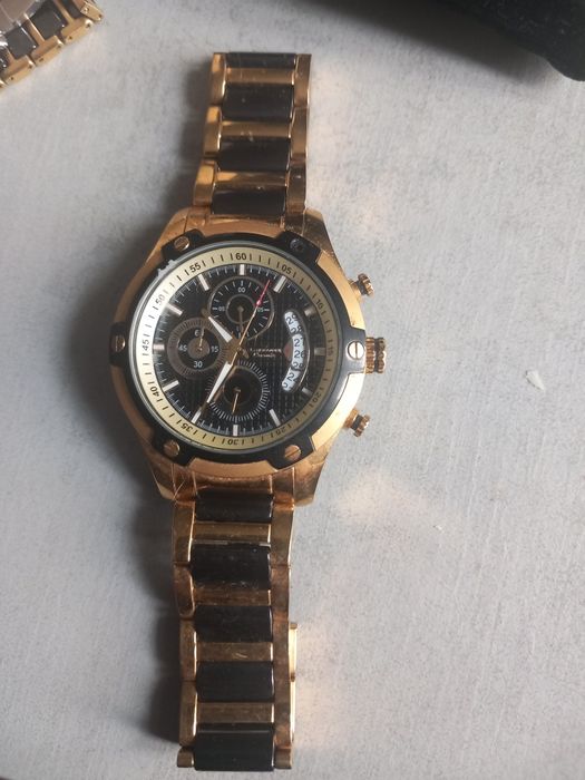 Relógio Lanscotte Black Ceramic Chronograph – Excelente Estado
