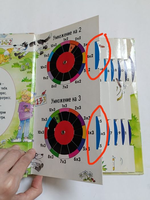 "Вёселая таблица умножения" для детей: 3-7 лет (на русском языке)