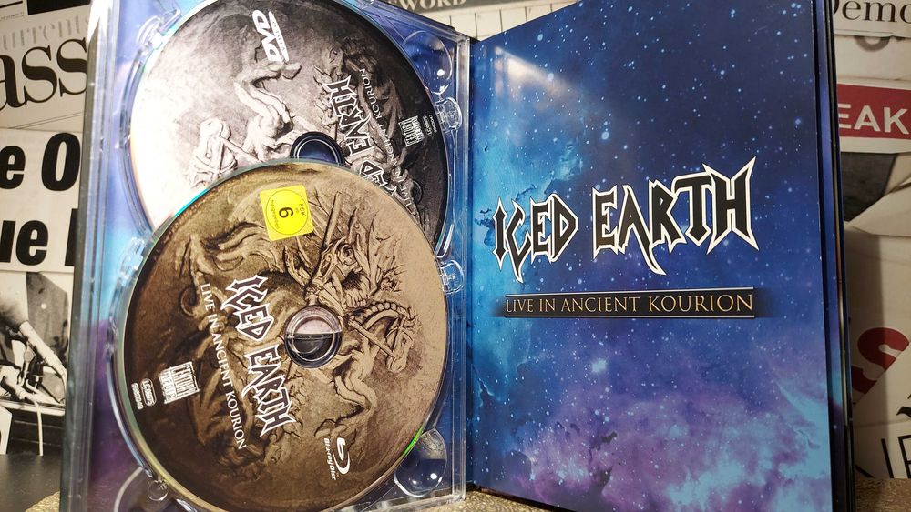 Iced Earth - Live In Ancient Kourion Mediabook Blu-ray + DVD + 2 x CD