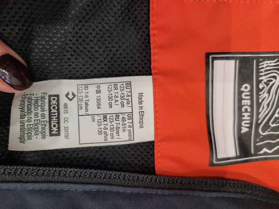 Kurtka przeciwdeszczowa