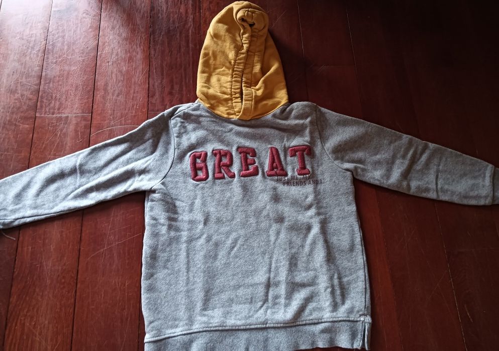 Suet cinzenta infantil