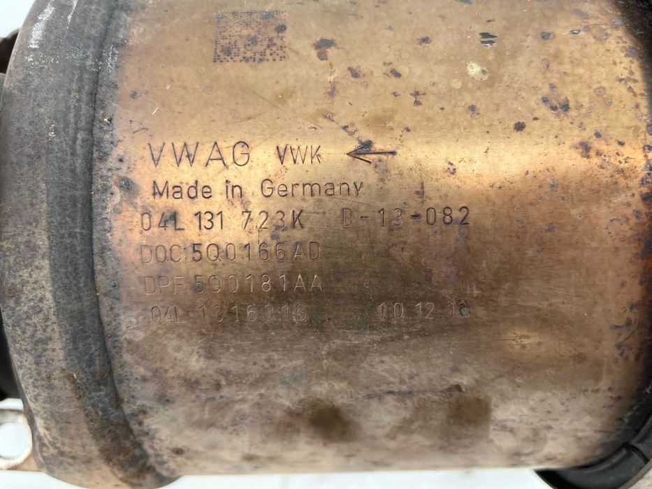 Каталізатор в зборі 5Q0131705M VAG 5Q0166AB 5Q0181BB 2.0 TDI 110 kw