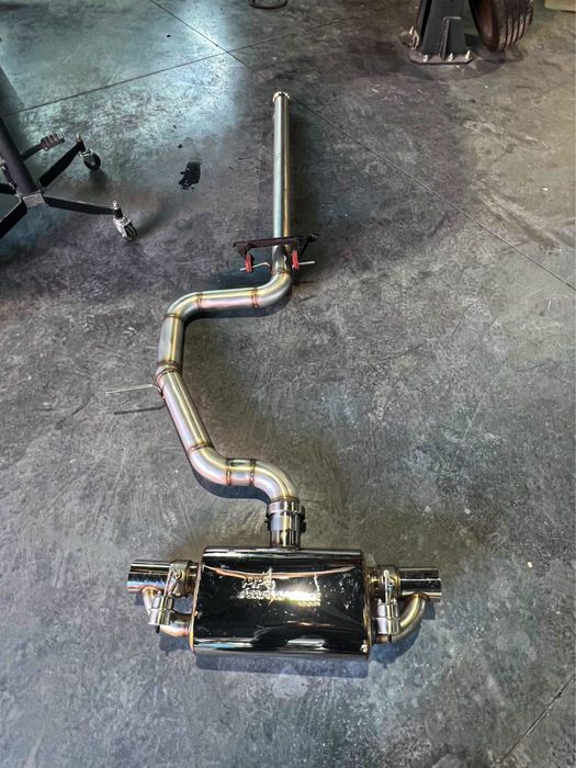 Linha direta em inox  “76mm” com panela bypass