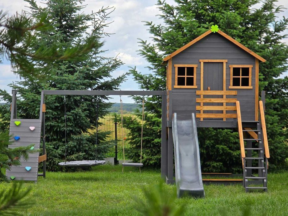 Domek dla dzieci "Prosty" rozmiar XL - plac zabaw