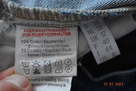 Spodnie jeansowe ciążowe rozm M