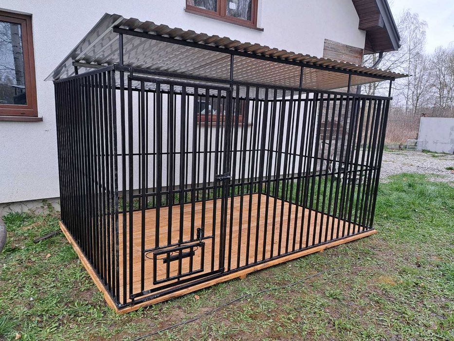 Kojec dla psa czarny 3x2 / Kojece dla psów 3x3 / Boks/ Klatka / Zagroda / Montaż gratis Cała Polska SZYBKI TERMIN 1-8 dni CENA BEZ UKRYTYCH KOSZTÓW !