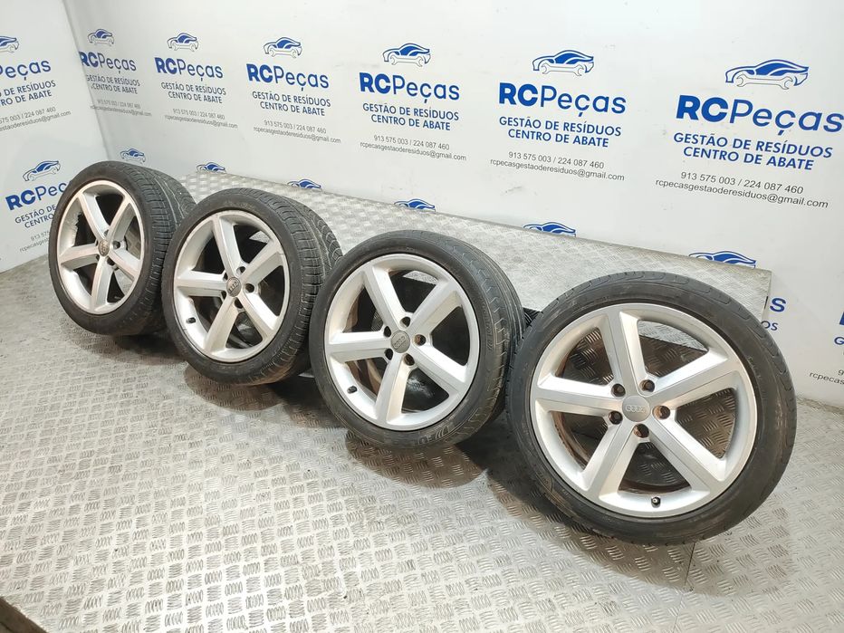 Conjunto de jantes 18 originais Audi A4 B8 S-Line 8J ET47 5x112