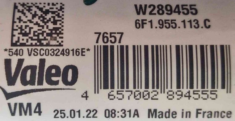 Motor Limpa Vidros Frente SEAT IBIZA V (KJ1, KJG) ano 2019