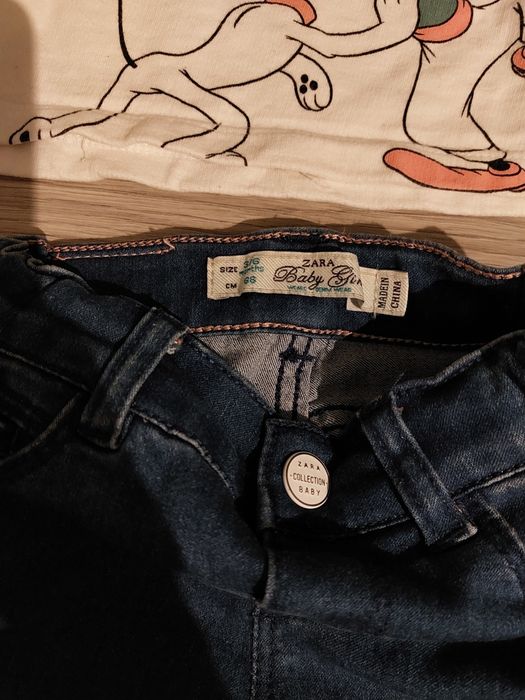 Zestaw Disney, Zara Bluzka i Jeansy 68