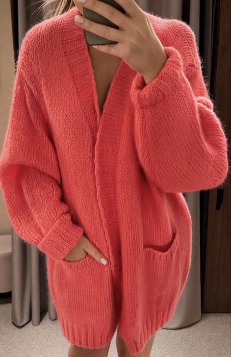 Кардиган оверсайз вовна та мохер ZARA